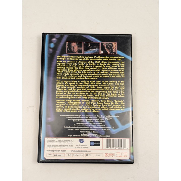 Def Leppard Hysteria Classic Albums DVD‎ Documentary Music - Picture 2 of 3